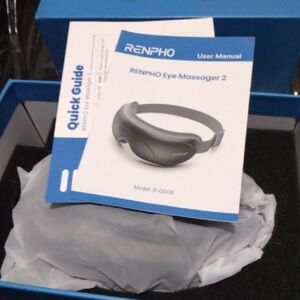 RENPHO Eye Massager 2 - Sleek Black Design